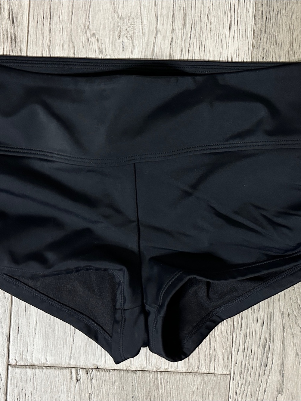 Black Women's Boyshort Athleta swim